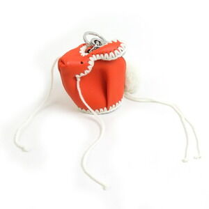Loewe Rabbit Leather Charm Orange